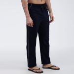 Men Mid-Rise Stretchable Cotton Lounge Pants